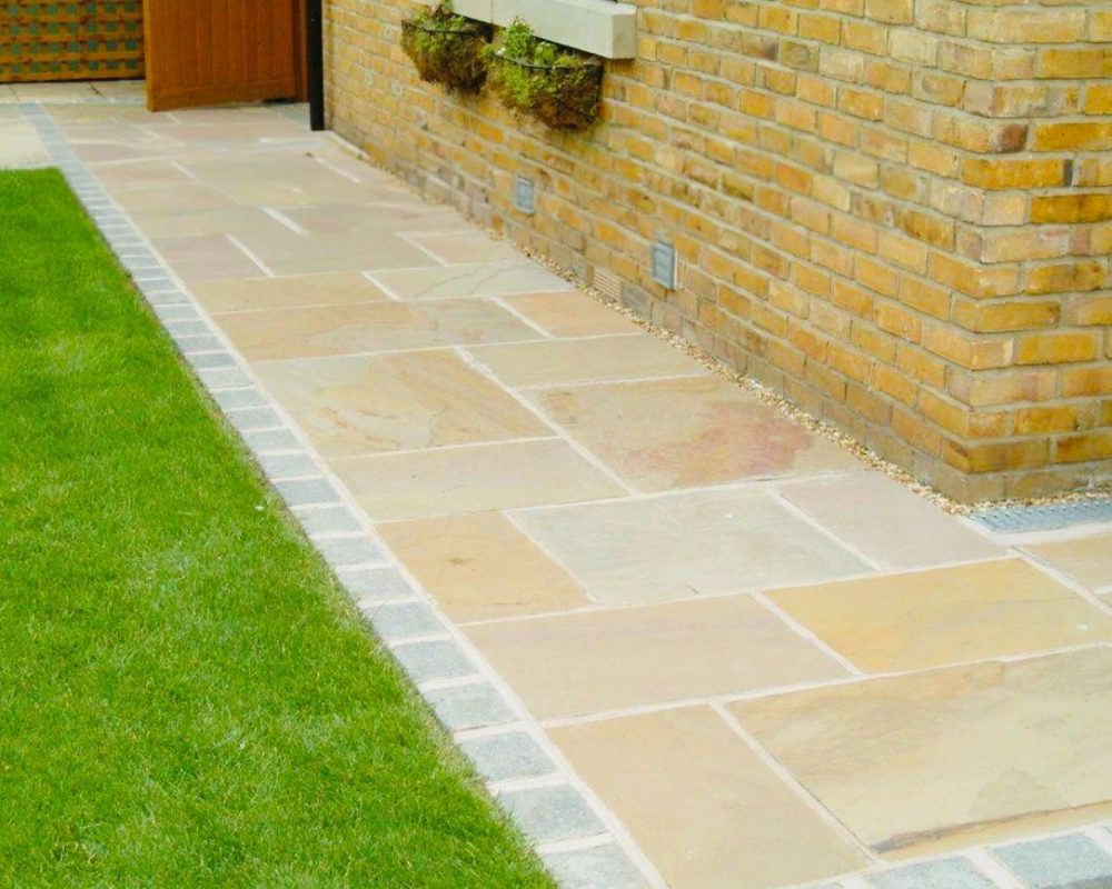 JT Contractors & Sons - Buff Blend Riven Edge