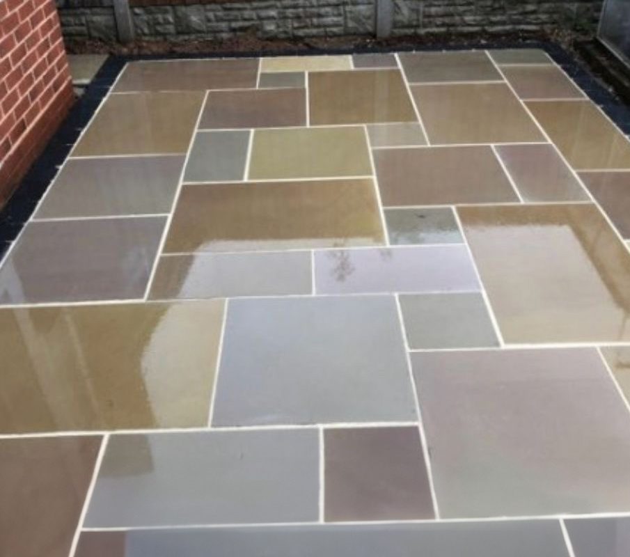 JT Contractors & Sons - Sawn and Honed Raj Green